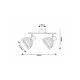 Rabalux Spot rasveta Rattan E14 2x MAX 15W mat crno (3134) - 3134