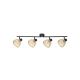Rabalux Spot rasveta Rattan E14 4x MAX 15W mat crno (3136) - 3136