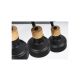 Rabalux Spot rasveta Saskia E14 3x MAX 15W crna (73057) - RAS003235A00000