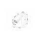 Rabalux Spot rasveta Solo GU10 1X MAX 25W bela (2081) - 2081-1