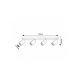 Rabalux Spot rasveta Solo GU10 4x MAX 25W crna (2086) - 2086-1