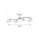 Rabalux Spot rasveta Soma E14 4x MAX 40W bronzana (6309) - 6309