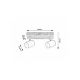 Rabalux Spot rasveta Toras GU10 2X MAX 5W hrast (73122) - 73122