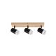 Rabalux Spot rasveta Toras GU10 3X MAX 5W hrast (73123) - 73123