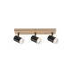 Rabalux Spot rasveta Toras GU10 3X MAX 5W hrast (73123) - 73123