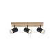 Rabalux Spot rasveta Toras GU10 3X MAX 5W hrast (73123) - 73123