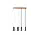 Rabalux Spot rasveta Toras GU10 4X MAX 5W hrast (72124) - 72124