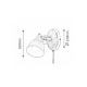 Rabalux Spot rasveta Vivienne E14 1x MAX 15W antik bela (5966) - 5966