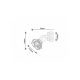 Rabalux Spot rasveta Zeus E14 1x MAX 40W hrast (3137) - 3137