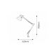 Rabalux Stona lampa Arno E27 1x MAX 60W bela (4214) - 4214-1