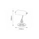 Rabalux Stona lampa Bank E27 1x MAX 60W bronzana (4038) - 4038