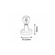 Rabalux Stona lampa Bowie E27 1x MAX 60W crna (6569) - 6569