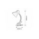 Rabalux Stona lampa Dennis E27 1x MAX 40W plava (4260) - 4260