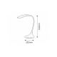 Rabalux Stona lampa Dominic LED 53W crna (4164) - 4164-1