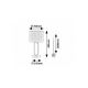 Rabalux Stona lampa Domiro LED 8+ E27 1X MAX 60W zlatna (74044) - RAS003328A00000