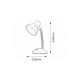 Rabalux Stona lampa Dylan E27 1x MAX 40W crna (4169) - 4169-1-1-1