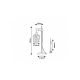 Rabalux Stona lampa Fabian E27 1x MAX 40W mat crno (5245) - 5245