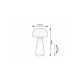 Rabalux Stona lampa Ishtar LED 3W mat crno (76007) - 76007