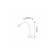Rabalux Stona lampa Jeff LED 45W plava (4195) - 4195