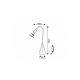 Rabalux Stona lampa Jeff2 LED 4W bela (74205) - RAS002688A00000
