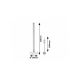 Rabalux Stona lampa Nivaro LED 8W crna (74165) - RAS003261A00000
