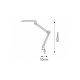 Rabalux Stona lampa Raul LED 6W srebrna (4420) - 4420-1