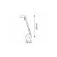 Rabalux Stona lampa Ronald LED 5W srebrna (4335) - 4335