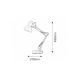Rabalux Stona lampa Samson E27 1x MAX 60W crna (4212) - 4212-1