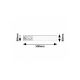 Rabalux T5&T8 svetiljke -strele Bath 2E LED 10W bela (78040) - RAS003319A00000