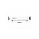 Rabalux T5&T8 svetiljke -strele Bilal E LED 18W mat belo (78042) - RAS003321A00000