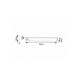 Rabalux T5&T8 svetiljke -strele Ivanna LED 2W srebrna (78035) - RAS002492A00000