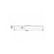 Rabalux T5&T8 svetiljke -strele Rakar LED 3W srebrna (78031) - RAS002857A00000