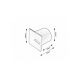 Rabalux Ugradna i nadgradna rasveta Boven LED 3W bela (71172) - RAS002669A00000