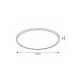 Rabalux Ugradna i nadgradna rasveta Ezio LED 36W mat crno (71158) - RAS002892A00000
