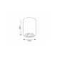 Rabalux Ugradna i nadgradna rasveta Kobald E27 1x MAX 25W mat crno (2055) - 2055-1