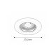 Rabalux Ugradna i nadgradna rasveta Lite GU10 1x MAX 50W bronzana (1048) - 1048-1