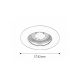 Rabalux Ugradna i nadgradna rasveta Lite GU10 1x MAX 50W hrom (1047) - 1047-1