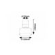 Rabalux Ugradna i nadgradna rasveta Ovidia LED 10W bela (71326) - RAS003125A00000