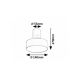 Rabalux Ugradna i nadgradna rasveta Ovidia LED 16W bela (71327) - RAS003126A00000