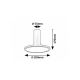 Rabalux Ugradna i nadgradna rasveta Ovidia LED 20W crna (71323) - RAS003122A00000