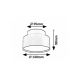 Rabalux Ugradna i nadgradna rasveta Ovidia LED 24W crna (71320) - RAS003119A00000