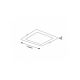 Rabalux Ugradna i nadgradna rasveta Shaun2 LED 18W crna (71265) - RAS002479A00000