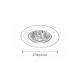 Rabalux Ugradna i nadgradna rasveta Spot relight GU53 12V 1x MAX 50W hrom (1088) - 1088-1