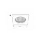 Rabalux Ugradna i nadgradna rasveta Spot relight GU53 1x MAX 25W crna (2150) - 2150-1