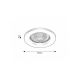 Rabalux Ugradna i nadgradna rasveta Spot relight GU53 1x MAX 25W crna (2151) - 2151