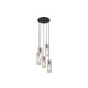Rabalux Visilica Acantha E27 5x MAX 60W crna (5260) - 5260-1