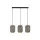 Rabalux Visilica Adalla E27 3x MAX 40W mat crno (72093) - 72093