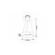 Rabalux Visilica Adeline LED 24W sivo (3929) - 3929-1