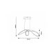 Rabalux Visilica Aisha LED 38W hrom (5358) - 5358-1