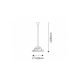Rabalux Visilica Alabastro E27 1x MAX 60W alabaster - duvan braon (3954) - 3954